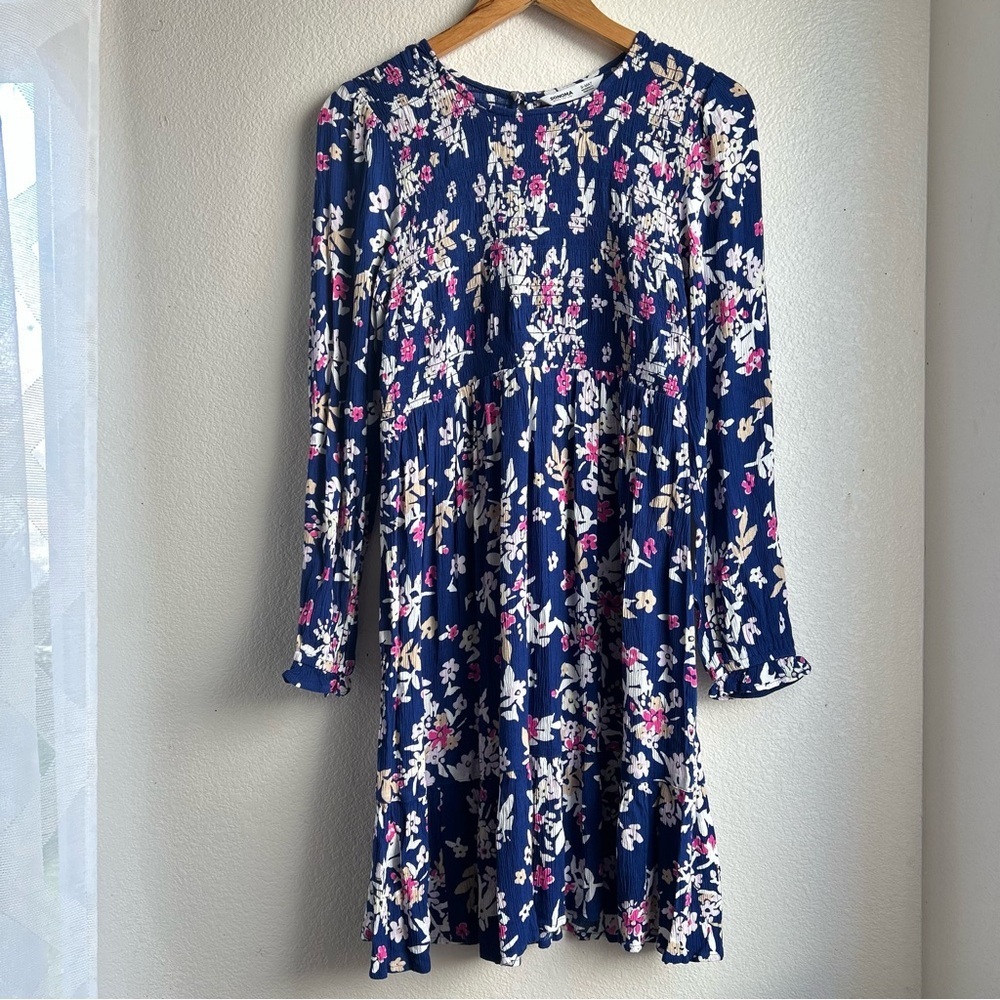 NEW Sonoma | Floral Long Sleeve Maternity Mini Dress - Picture 2 of 12